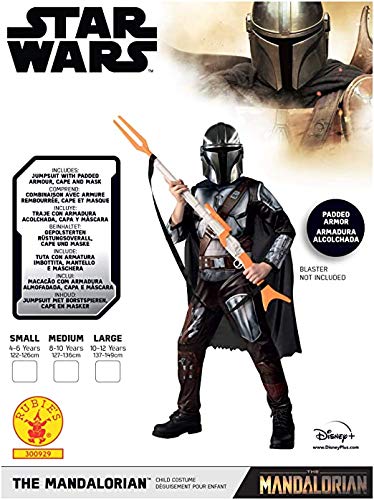 PARTY FIESTA Official Disney Star Wars The Mandalorian Disfraz Disfraces Talla 8 a 10 años de 127 a 136 cm