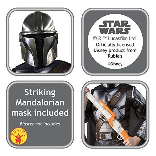 PARTY FIESTA Official Disney Star Wars The Mandalorian Disfraz Disfraces Talla 8 a 10 años de 127 a 136 cm