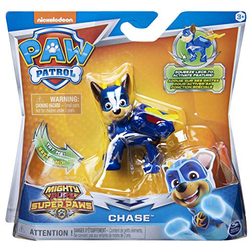 Paw Patrol 6055253 - Figura de la Patrulla Canina de Mighty Pups Chase