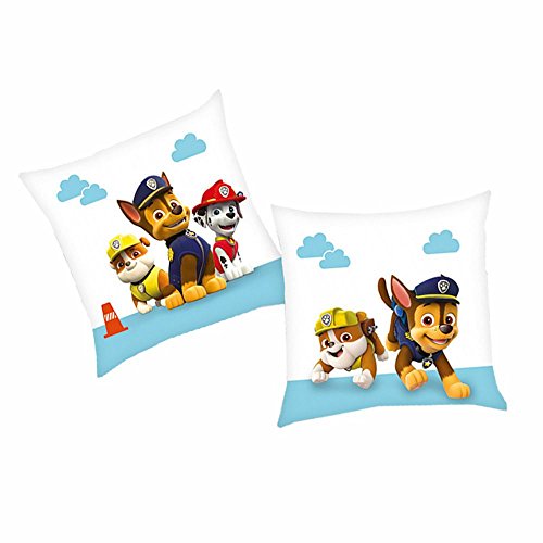 PAW PATROL Heroes | Almohada 40 x 40 cm | Patrulla Canina | Niños Cojín Decoracion