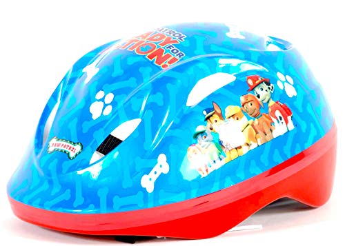 Paw Patrol La Patrulla Canina Casco de bicicleta para niños, talla 51 – 55 cm, certificado TÜV/GS