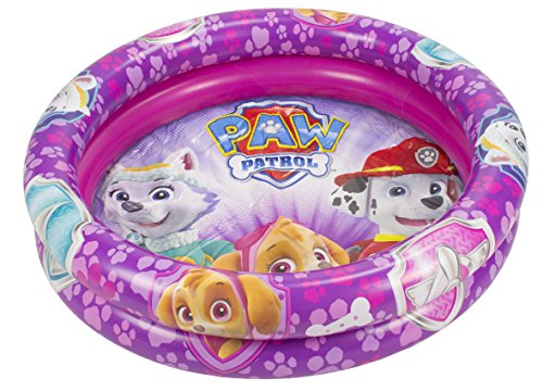 Paw Patrol La Patrulla Canina Patrol Paw PATRO Girl Piscina Hinchable 90 cm (Saica 2215), Color Rosa, Mediano