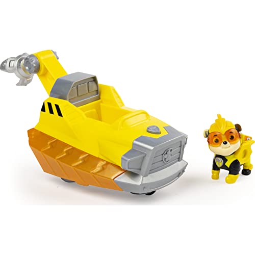 PAW Patrol Mighty Pups Charged Up Vehículo de Lujo de Rubble con Luces y Sonidos