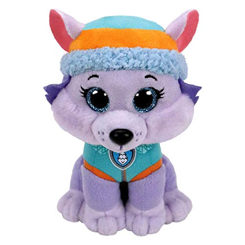 PAW PATROL Ojos Brillantes | Cifras selección Felpa | 15 cm | Patrulla Canina, Figura:Everest