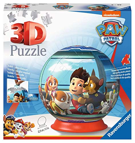 PAW PATROL Rompecabezas de 72 Piezas 3D (Ravensburger 12186)