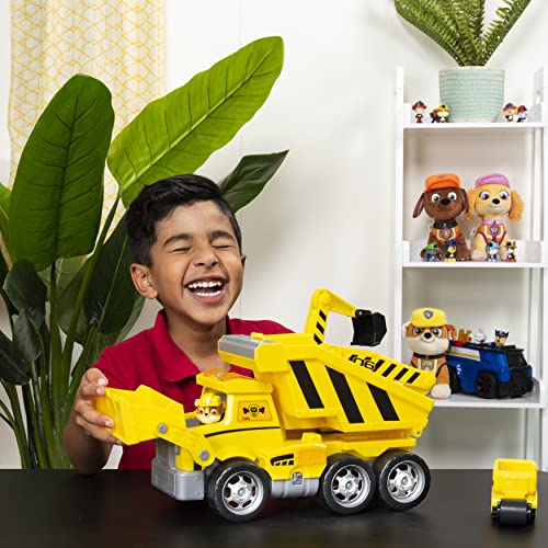 PAW PATROL Ultimate Construction Rescue-Camión de construcción, color amarillo (Spin Master 6046466) , color/modelo surtido