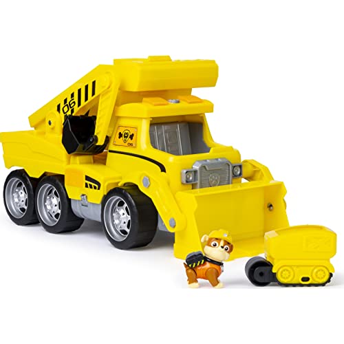 PAW PATROL Ultimate Construction Rescue-Camión de construcción, color amarillo (Spin Master 6046466) , color/modelo surtido