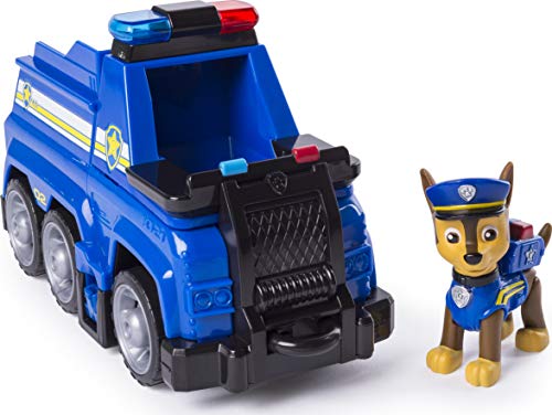 PAW Patrol Ultimate Rescue, el último Crucero de policía de Rescate de Chase con Asiento de elevación y Barricada Plegable, para Edades de 3 años en adelante