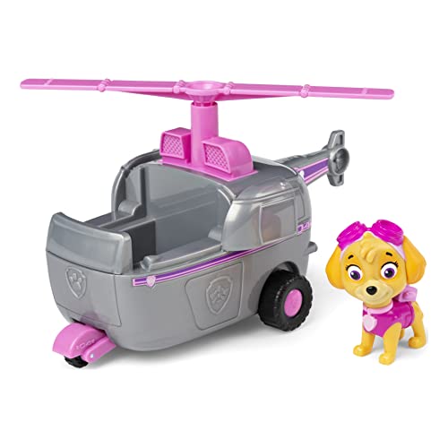 PAW Patrol Vehículo de helicóptero Skye's con Figura Coleccionable, para niños Mayores de 3 años