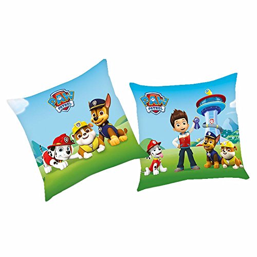 PAW PATROL Winner | Almohada 40 x 40 cm | Patrulla Canina | Niños Cojín Decoracion