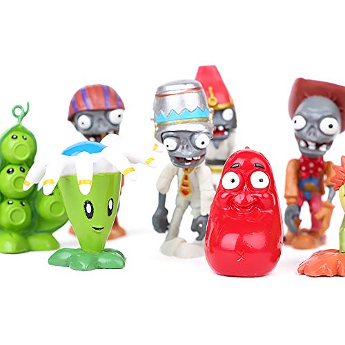 PEDEIECL Plants vs Zombies Serie de Juguetes Show de Personajes Serie de Juguetes PVC Toys