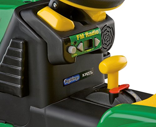 Peg Perego OR0047 - John Deere, Tractor eléctrico con Remolque, 12V