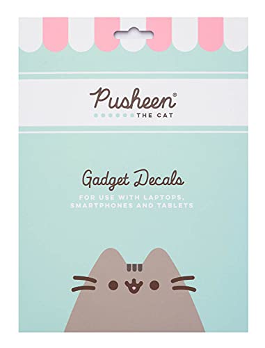 Pegatinas Pusheen impermeables y reutilizables. Paquete de pegatinas: 16 stickers, optimas pegatinas para móvil, ordenador, tablet, etiqueta para botellas