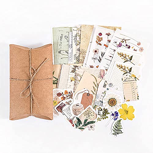 原文 Pegatinas Scrapbooking, Hojas Pegatinas Agenda Diaria Washi Sticker Bullet Journal Vintaje Etiqueta Adhesiva Planificador para Creación Álbum DIY Cuaderno Calendario Manualidad Colección-Flor