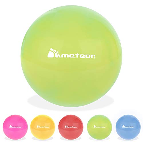 Pelota Goma 20 cm - para Niños y Adultos - Juegos y Hagan Ejercicios Deportes - Balón Hinchable Interiores y Exteriores (20 cm, Green)