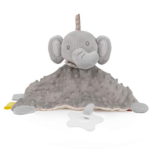 Peluche Manta Bebé - Doudou Elefante - Gris - 27cm - Regalo de nacimiento