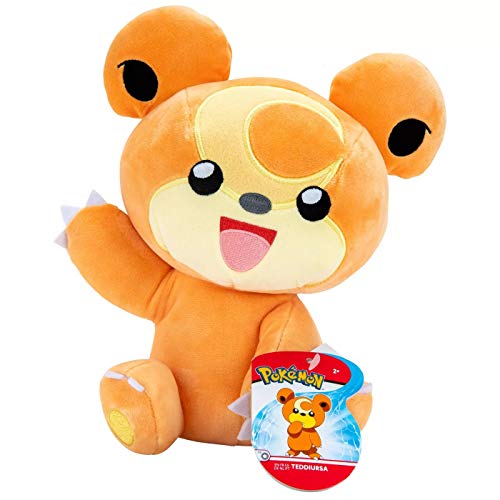 Peluche Pokemon Teddiursa 20 cm – Nueva Juguetes Pokemon 2021 - Pokemon Peluche con Licencia Oficial