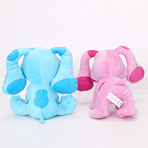 Peluches ¡2 Pistas De Blue Y Tú! Muñeco De Peluche Perro Azul Rosa Juguetes De Peluche Suaves Pistas De Azul Juguetes De Peluche Muñeca Juguetes para Niños