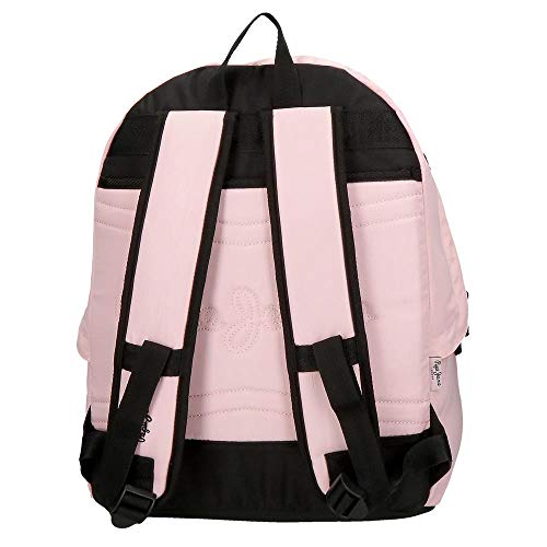 Pepe Jeans Forever Mochila Rosa 31x42x15 cms Poliéster 19,53 L