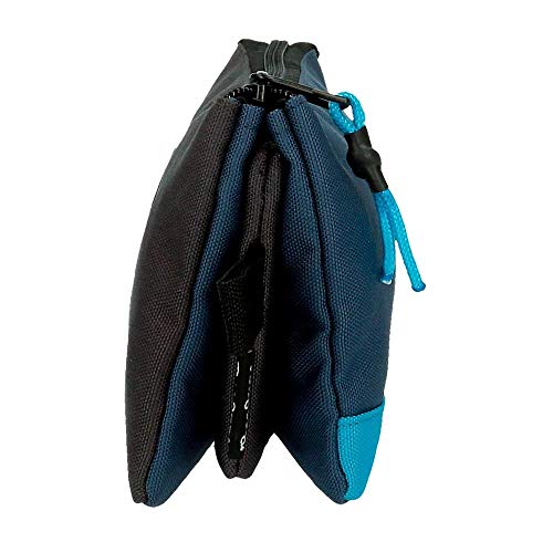 Pepe Jeans Skyler Estuche Tres Compartimentos Azul 22x12x5 cms Poliéster