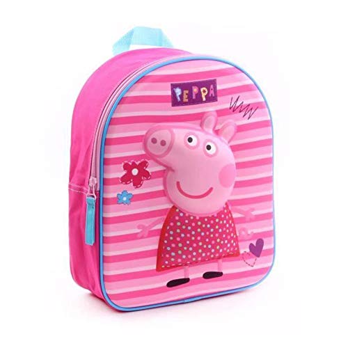 Peppa Pig 30cm 3D Pretty Mochila Tiempo Libre Y Sportweunisex Infantil, Juventud Unisex, Multicolor (Multicolor), 30 Cm