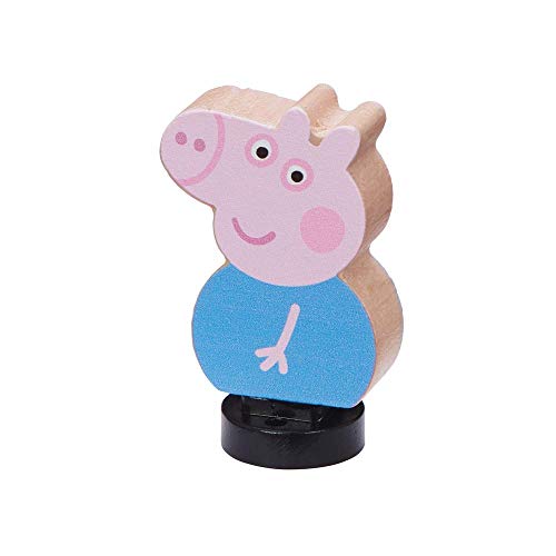 Peppa Pig - Estuche Familiar, 4 Personajes incluidos, Juguete de Madera, para niños a Partir de 2 años, PPC72