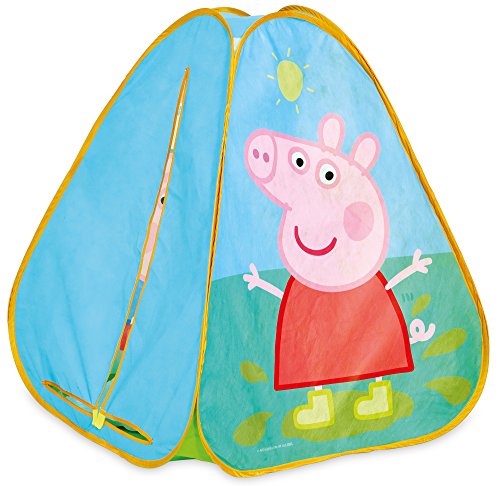 Peppa Pig KidActive - Tienda de campaña Plegable para Interiores o Exteriores, portátil, diseño de Peppa Pig y George