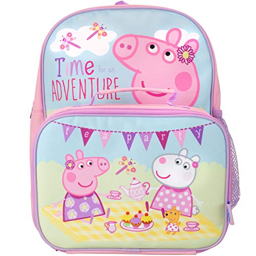 Peppa Pig Mochila y Fiambrera Niña Rosa