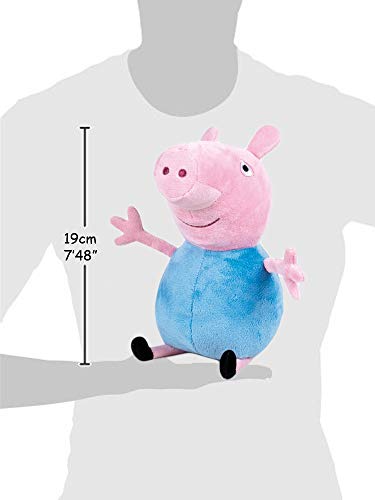 Peppa Pig - Pack de 2 Peluches Peppa Pig y George 20 centímetros - Calidad Super Soft