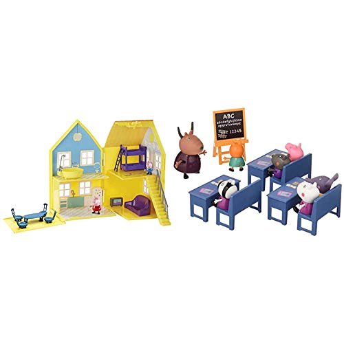 Peppa Pig - Playset La Casa de Peppa Pig + Playset Vamos al Cole