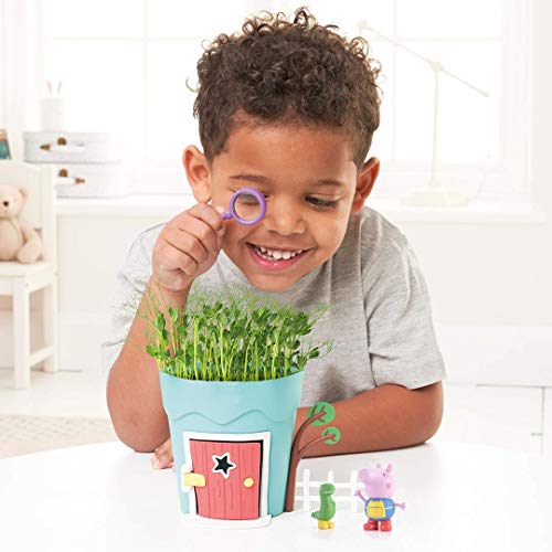 Peppa Pig PP102 Peppa Pots George Pig - Kit de hábitat para Animales e Insectos para niños, Multicolor