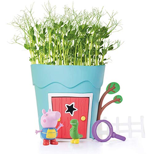 Peppa Pig PP102 Peppa Pots George Pig - Kit de hábitat para Animales e Insectos para niños, Multicolor