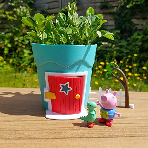 Peppa Pig PP102 Peppa Pots George Pig - Kit de hábitat para Animales e Insectos para niños, Multicolor