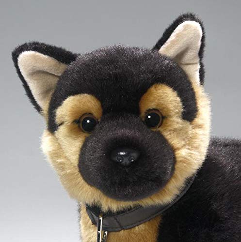 Perro Pastor con Correa de Perro de Peluche, 22cm de Largo y 20cm de Alto de Carl Dick 3322