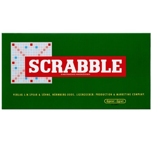 Piatnik 55011 - Aniversario de Scrabble Juego con Bloques de Madera (versión en alemán)