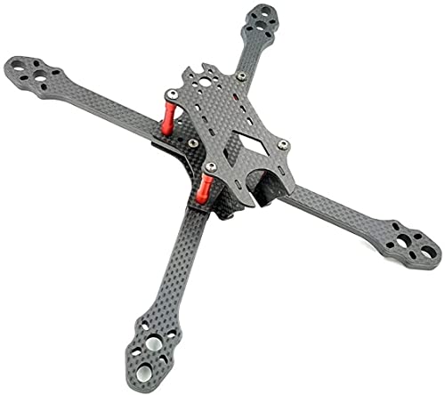 Piezas de Repuesto RC Raptor 218Mm 6Mm Arm Fibra de Carbono 5 Pulgadas Stretch X Frame Kit para FPV Freestyle RC Drone Estabilidad