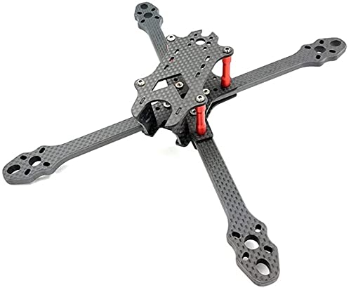 Piezas de Repuesto RC Raptor 218Mm 6Mm Arm Fibra de Carbono 5 Pulgadas Stretch X Frame Kit para FPV Freestyle RC Drone Estabilidad