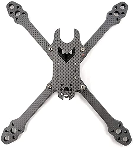 Piezas de Repuesto RC Raptor 218Mm 6Mm Arm Fibra de Carbono 5 Pulgadas Stretch X Frame Kit para FPV Freestyle RC Drone Estabilidad