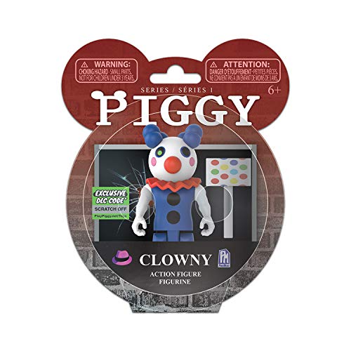 Piggy Figura de acción Clowny Series 1 de 3,5 Pulgadas (Incluye artículos DLC)