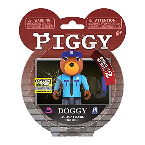 PIGGY - Figura de acción de Officer Doggy Series 2 de 3,5 Pulgadas (Incluye artículos DLC)