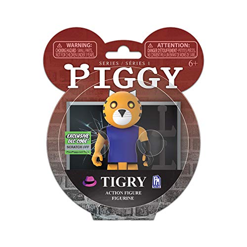 Piggy Tigry Series 1 Figura de acción de 3.5 Pulgadas (Incluye Elementos DLC)