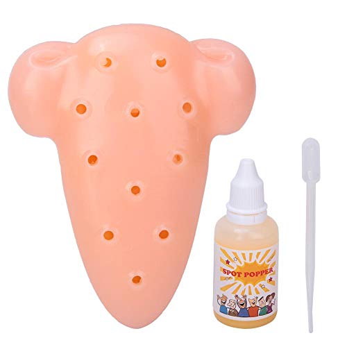 Pimple Popper Toys, Simulación Forma de nariz Exprimir Acné Juguetes para aliviar el estrés Deje de elegir su cara Juguetes divertidos