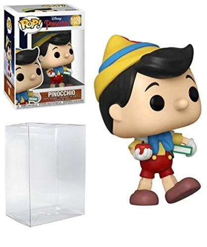 Pinocchio School Bound Pop #1029 Disney Pinocchio Vinyl Figure (Bundled with EcoTek Protector to Protect Display Box)