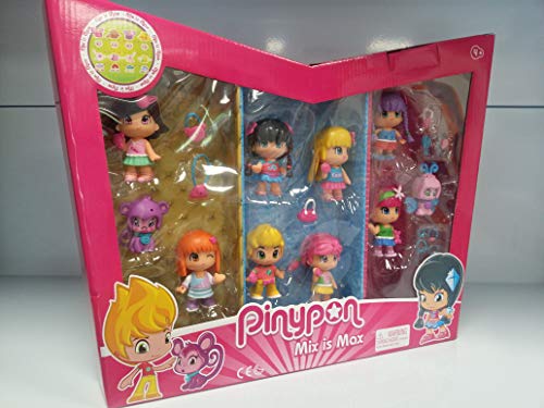 Pinypon 10 figuras + 30 accesorios