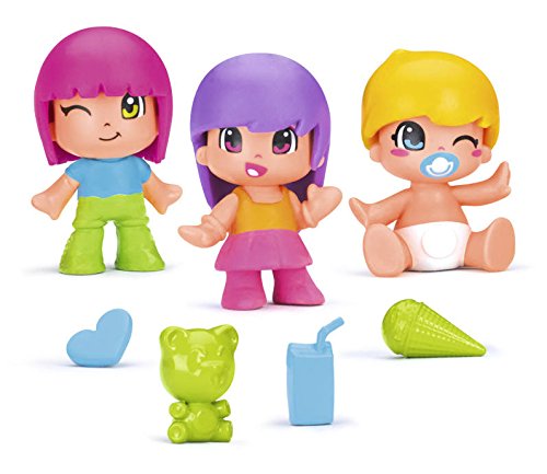 Pinypon-700014032 Niños y Bebés, Pack C, Multicolor (Famosa 700014032)