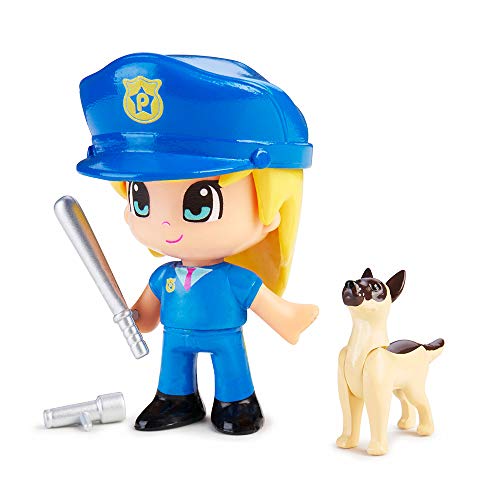 Pinypon Action - Figura Emergencia con Perro, Multicolor (Famosa 700015151), 1 unidad, (modelo surtido)