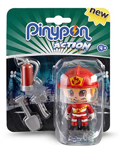 Pinypon Action - Figurita Bombero (Famosa 700014733) , color/modelo surtido