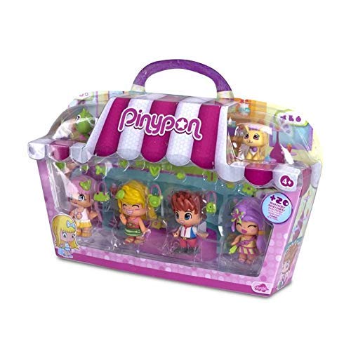 Pinypon - City Pack con Cuatro Figuras (Famosa 700012060)