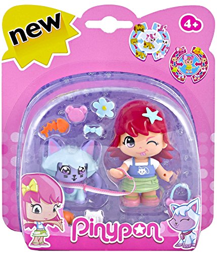 Pinypon Figura con mascota gato (Famosa 700013364)