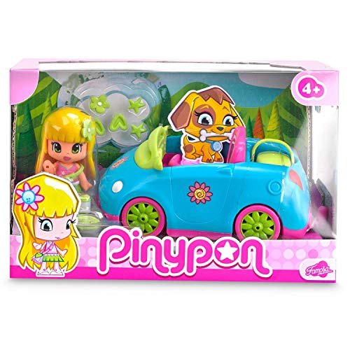 Pinypon - Muñeca, Set de Accesorios y Coche, para niños y niñas a Partir de 4 años (Famosa 700014130)